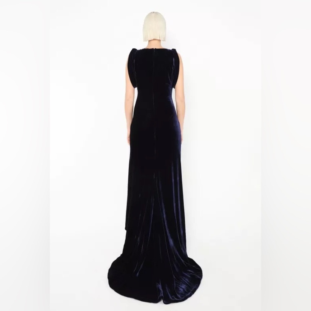Vintage Alexander McQueen velvet Gown from 2007 collection - Picture 3 of 13